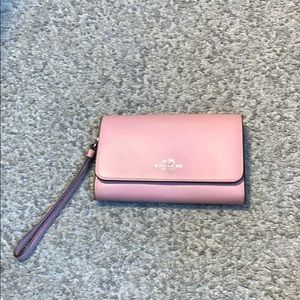 Coach Foldover Wristlet Clutch